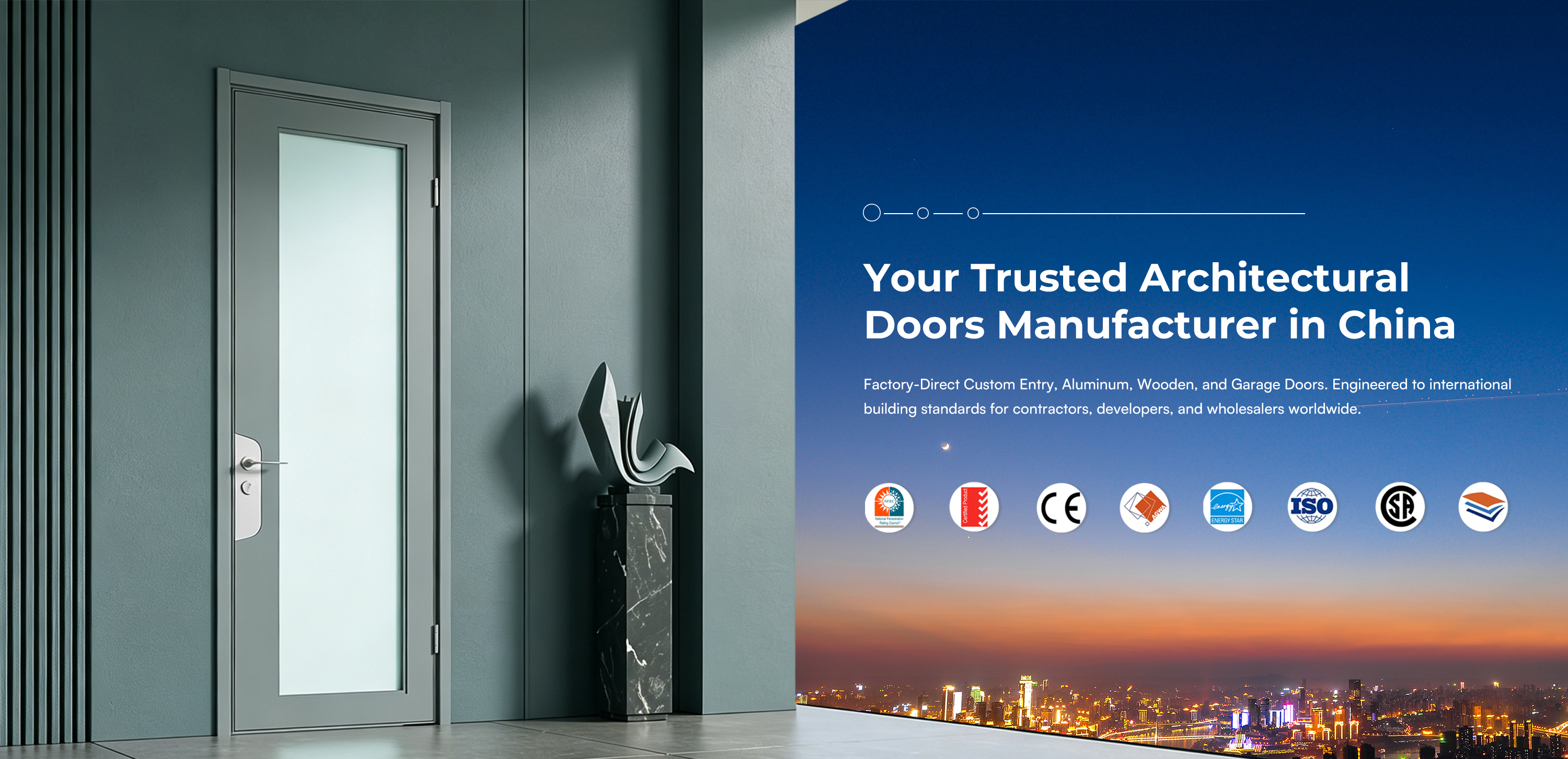 DERCHI door manufacturing and showroom