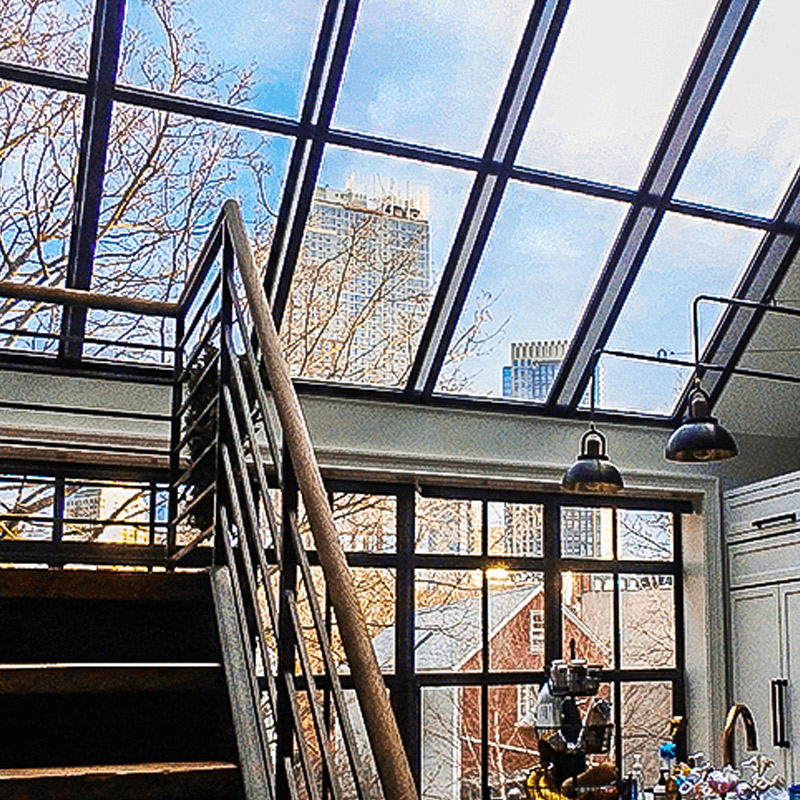 Hihaus New Custom Thermal Break Aluminium Glass Skylight Dormer Roof Window