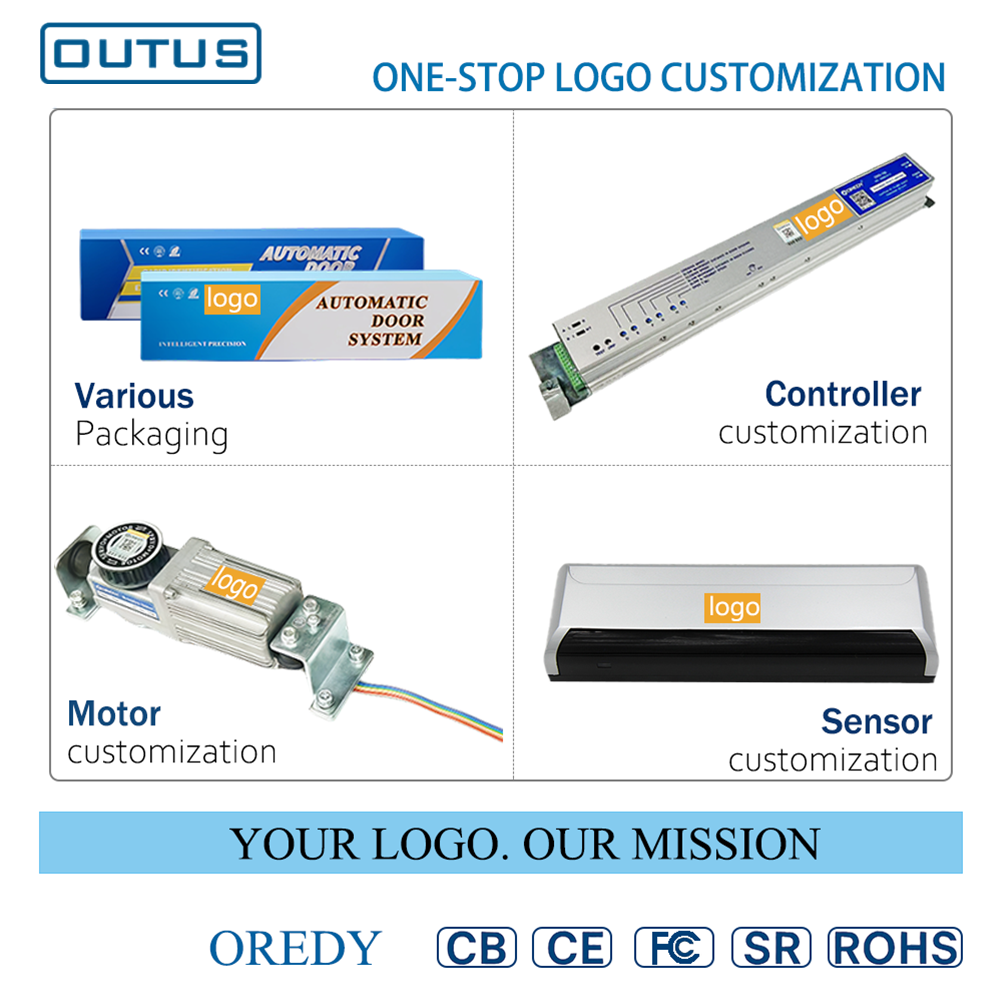 OUTUS Modern Design Aluminum Roller Shutter Door With Powder Coated Finish for Home Entrances