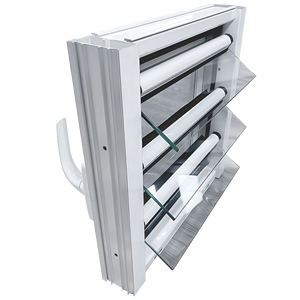 Modern Aluminium Glass Louvre Jalousie Windows
