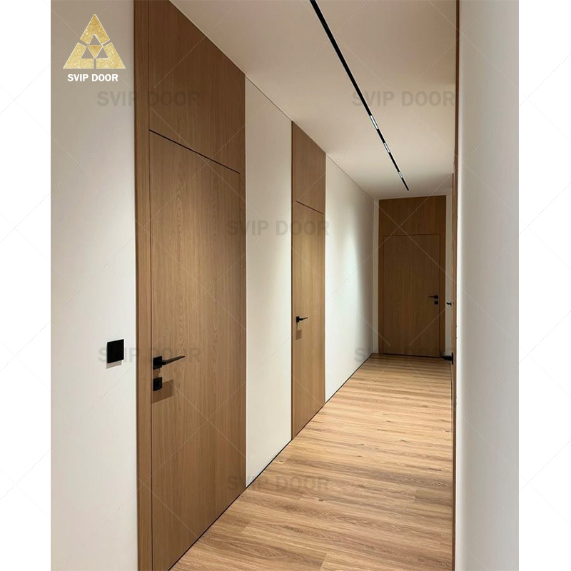 Modern Aluminum-Wood Doors High Performance Home Hotel Interior Wooden Doors With High Environmental Protection Made In China