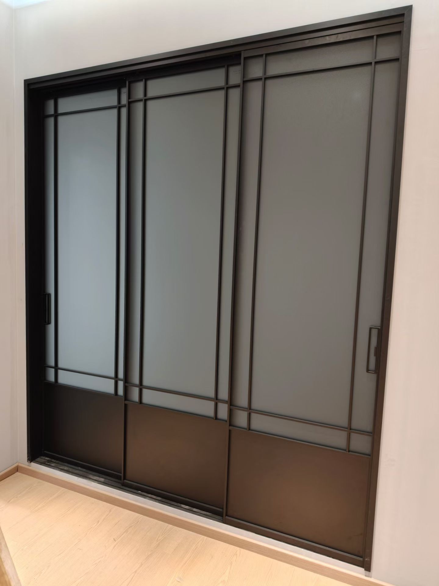 Modern Aluminum Glass Fireproof Double Entry Door Exit Design Finished for Hotel Commercial Warehouse School Interior Use