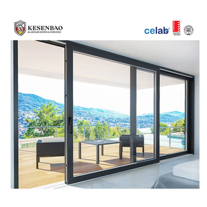 AS2047 Double Tempered Glass Sliding Doors