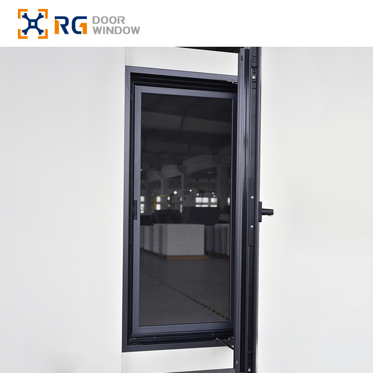 RG65 2025 New Hot Selling Custom Aluminum Thermal Insulation Windproof Open to Inside Aluminum Casement Windows