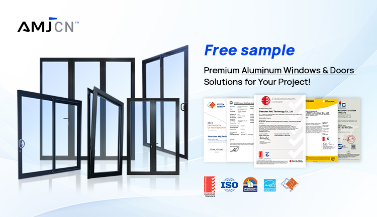 Thermally Broken Aluminum Casement Door View 1