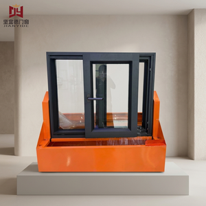 European Style Double Glass Aluminum Sliding Window