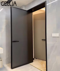 Metal Door Frame Aluminium Alloy Showerroom Casement Glass Door