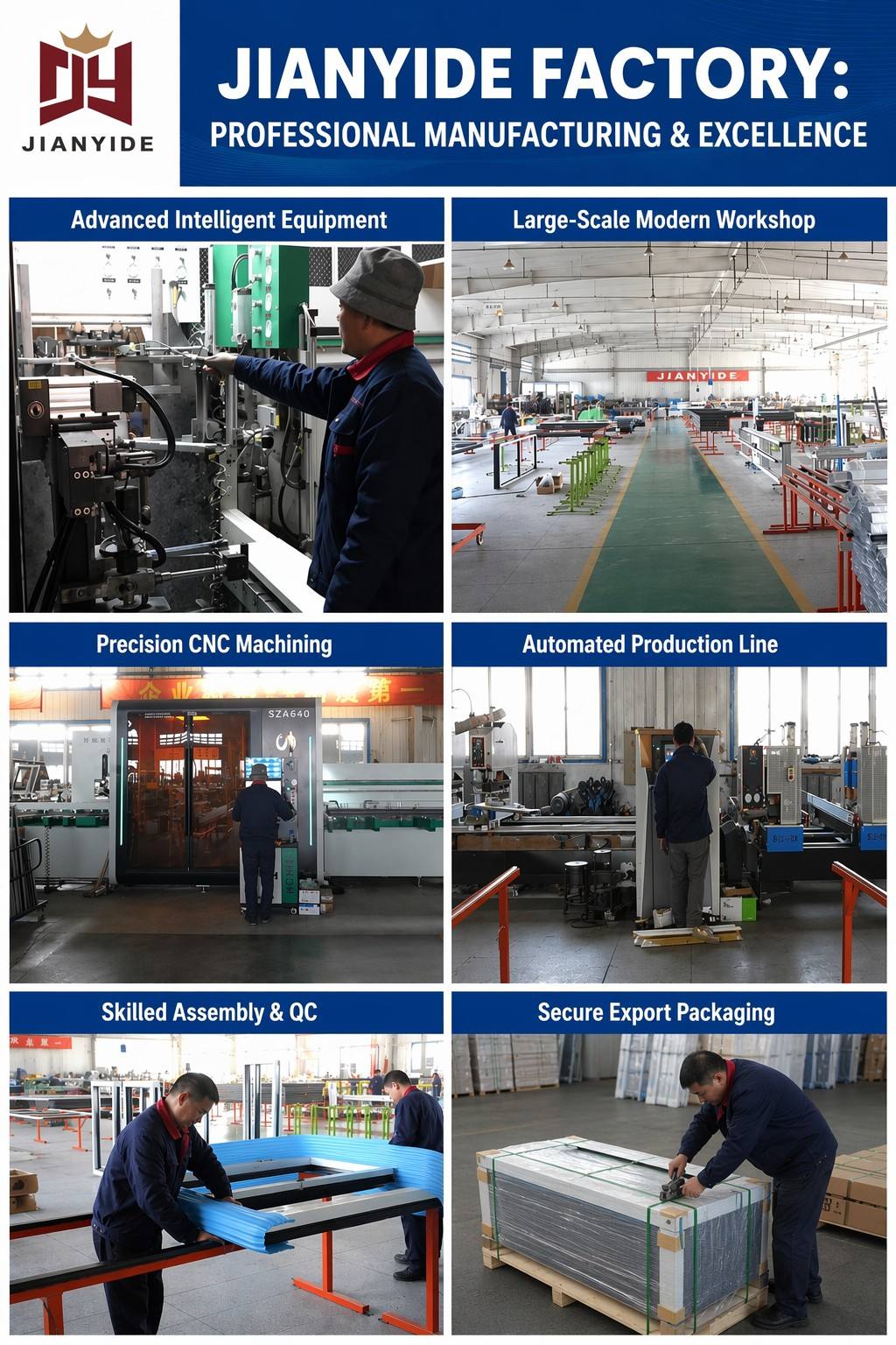 European Hurricane-resistant High-impact Black Aluminum Alloy Slim Aluminum Doors and windows Casement windows