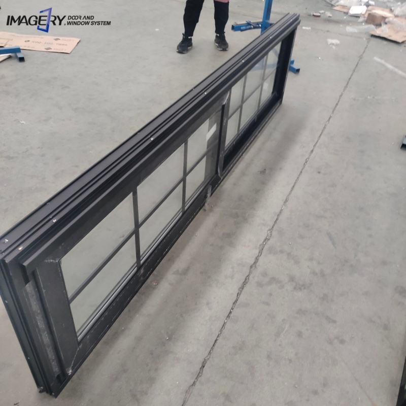Aluminum Sliding Window Commercial Shop Front Storefront Building Entrance Mall Showroom