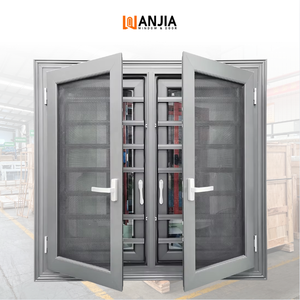 Customizable Double Glazed Aluminium Casement Windows With Screen