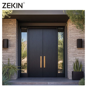 ZEKIN Custom Large House Metal Front Entrance Double Door