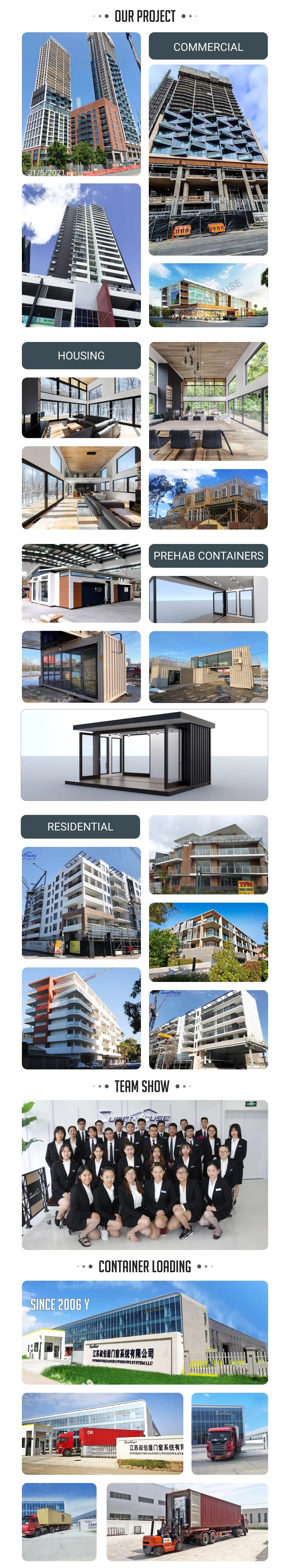 Superhouse Used Storm Doors Commercial Aluminum Storm Double Tempered Glass Swing Door Specifications