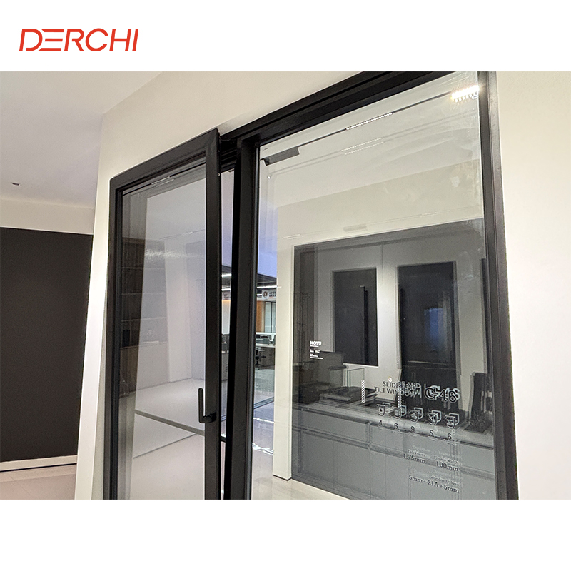 American NFRC Modern Hurricane Impact Aluminum Window Energy Efficient Soundproof Double Glazed Tilt and Turn Casement Windows