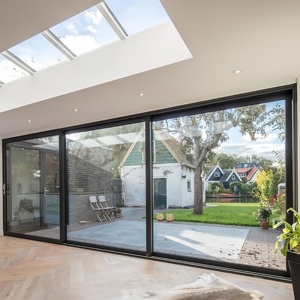 Customized double glazed aluminum sliding doors