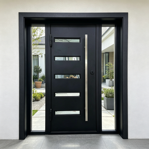 Sunnysky Oversized Aluminum Glazed Exterior Pivot Entrance Door