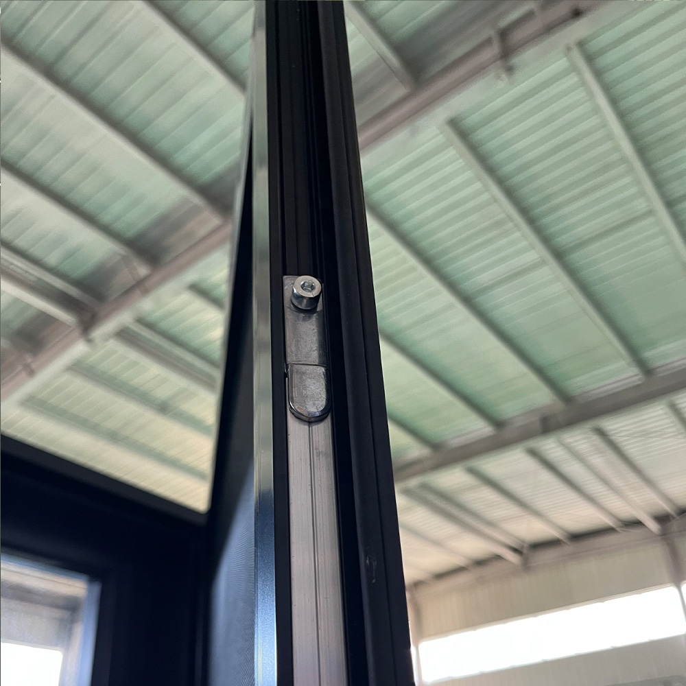 Thermal Break Aluminum Swing Door with Screen Window for Exterior Patio Custom Size
