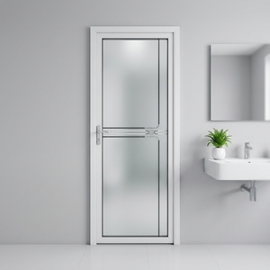 Modern Aluminum Privacy Glass Door