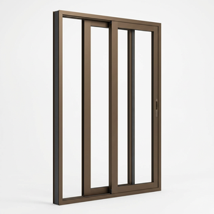 Exterior Sliding Doors Aluminium Low-E Double Tempered Glass