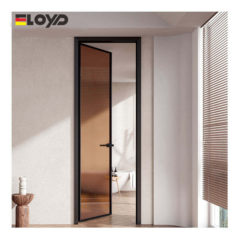 Eloyd Modern Aluminum Double Door French Doors Exterior Glass Front Terrace External Pantry Casement Soundproof Kitchen Villa