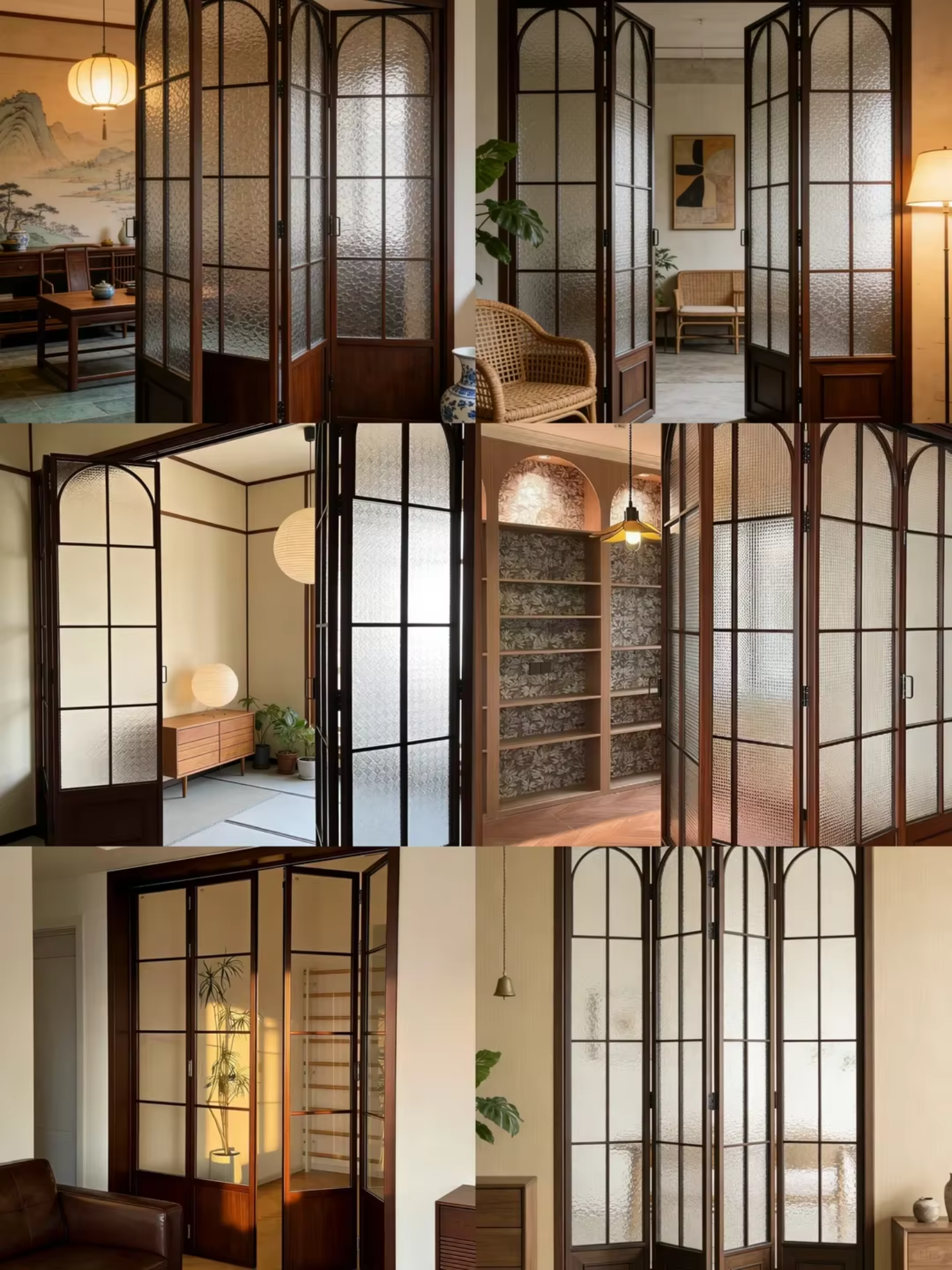 JUNYAO OEM Custom Top Hung Heavy Duty Concertina Hinge Wobble Free Aluminum Folding Door Unit AS2047 CE NFRC School Building
