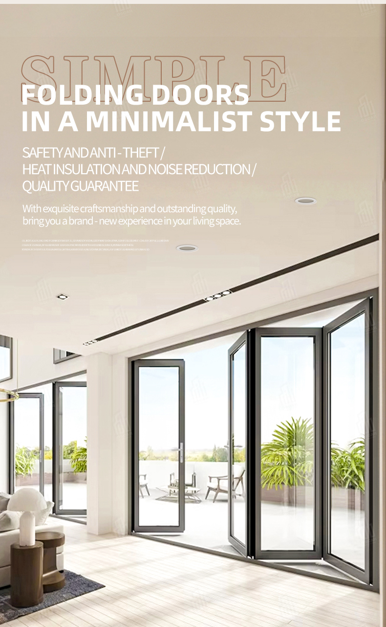 Aluminum Folding Door Profile Detail 4