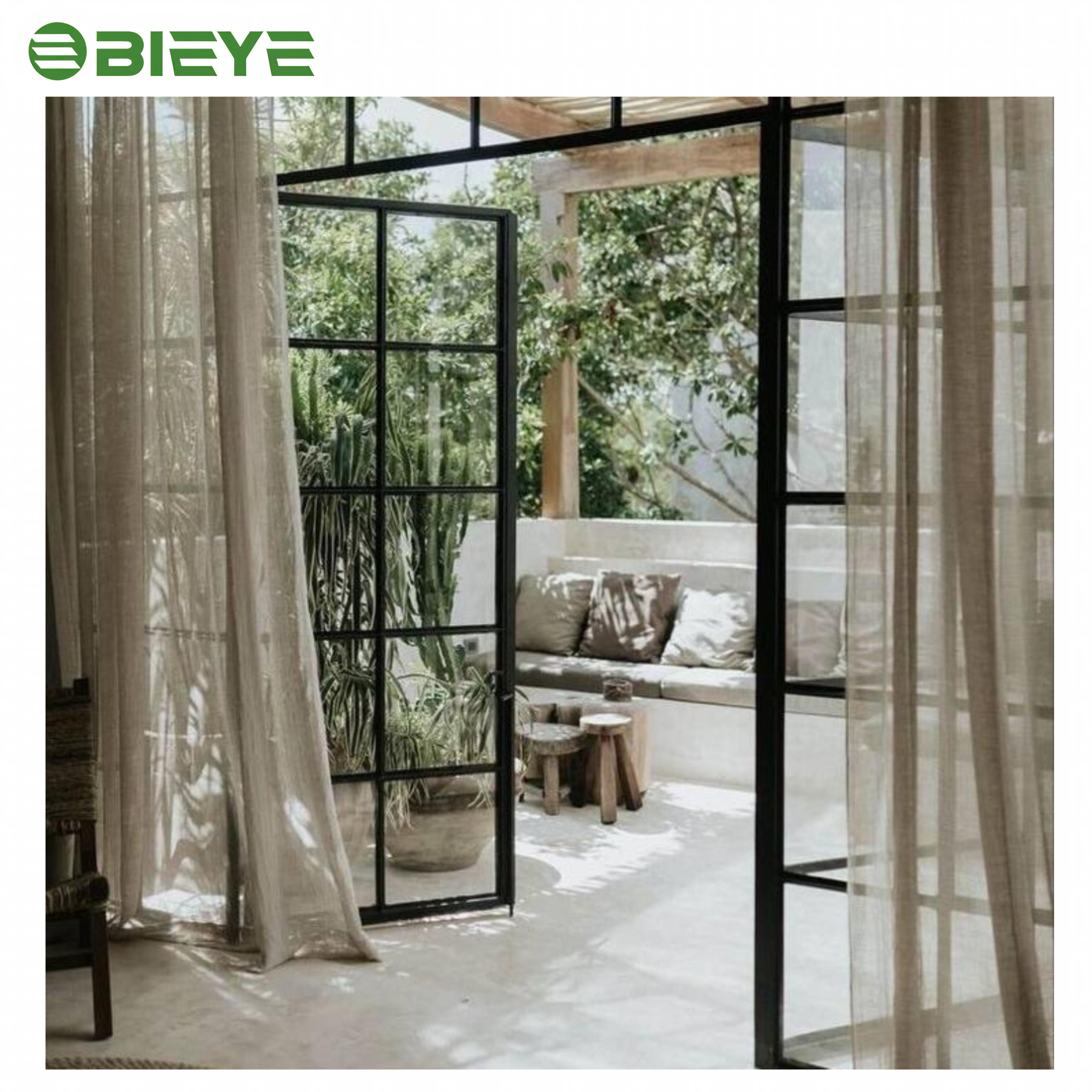 Graceful French Aluminum Door With Standard Frame Structure Delivers Elegant Look and Stable Performance