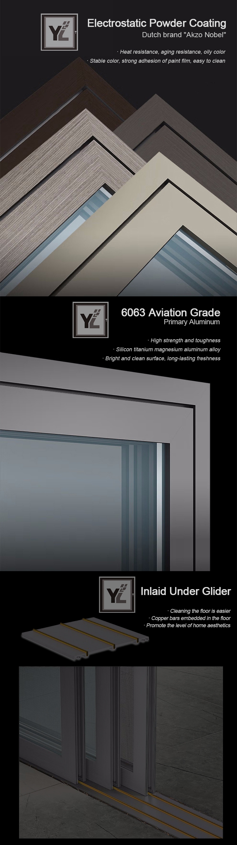 Aluminium Sliding Door Display