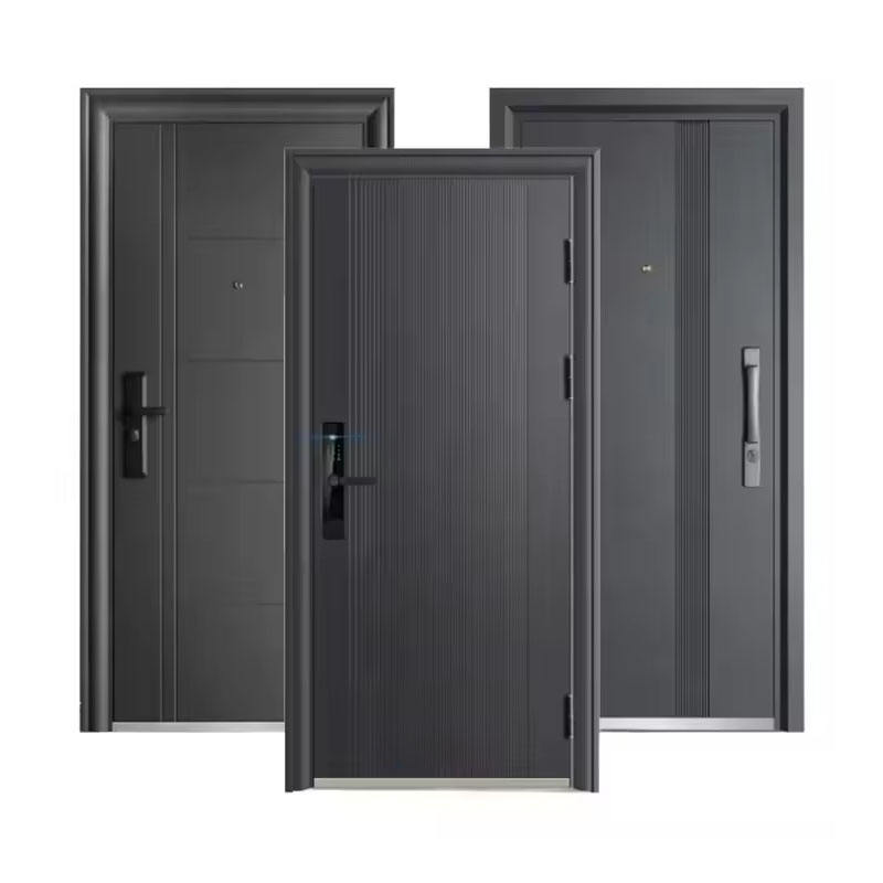 High Quality Fire Rated Aluminum Alloy Door Modern Security Entrance 30/60 Minutes Fire Rated Interior Commercial Use Fire Door