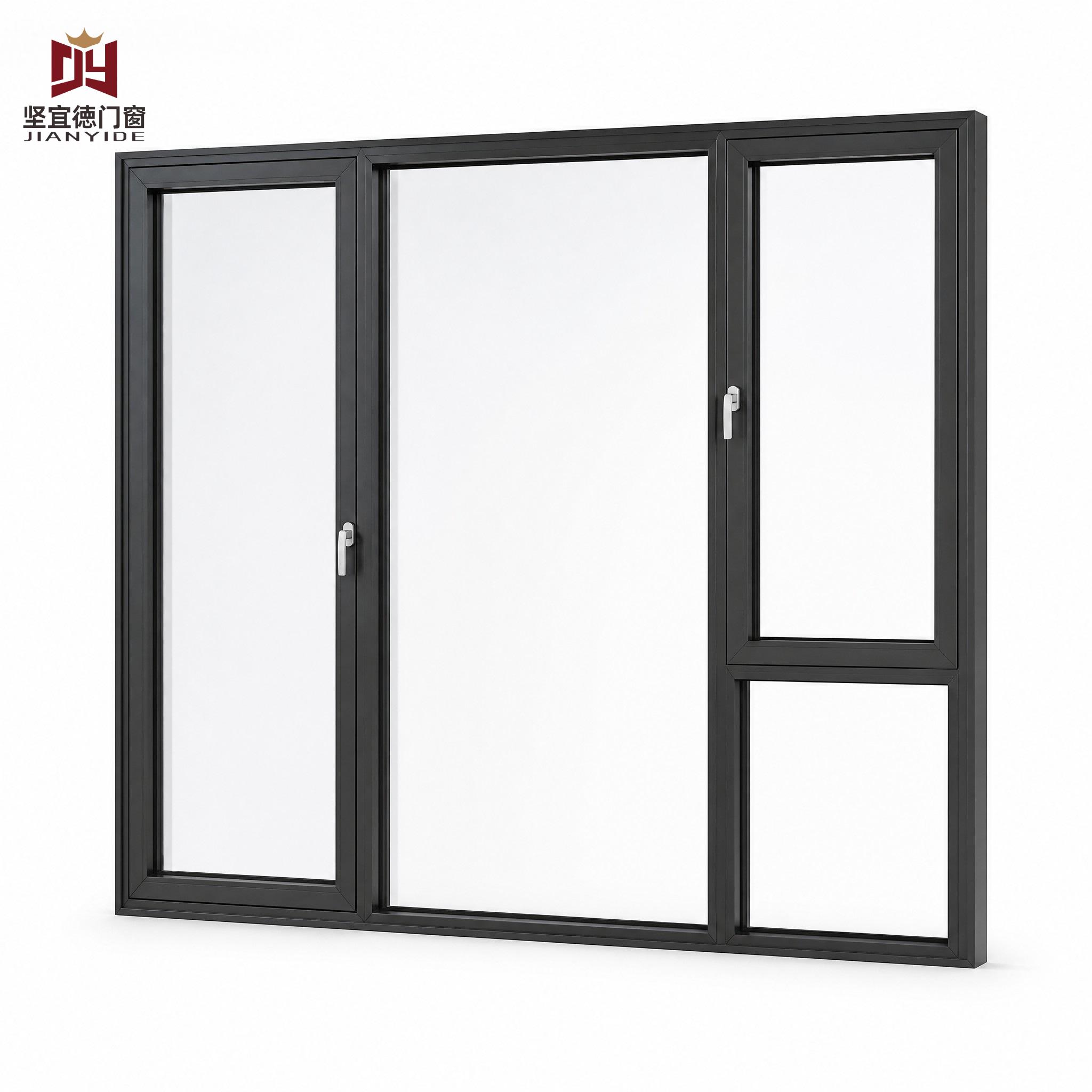 Aluminium Tilt and Turn Casement Windows with Insect Screen for European Residential Projects Custom Size OEM ODM CE Certified