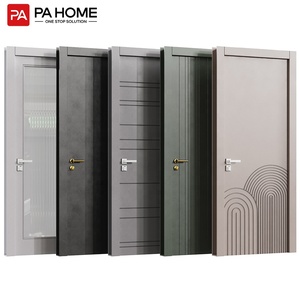 Minimalist Aluminum Wooden Interior Doors