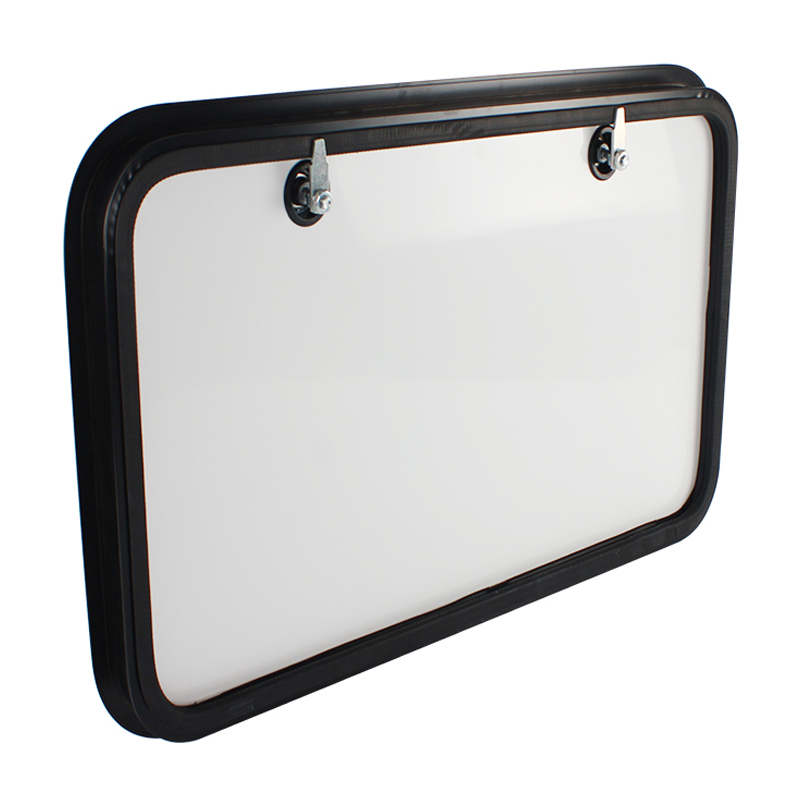 CAPEXRV 800x450mm RV Luggage Door with Rounded Corners and Locks Caravan Exterior Aluminum Alloy Storage Hatch Door