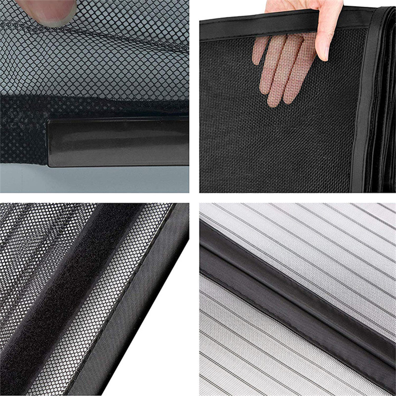 European Style Anti Insect Mosquito Net Magnetic Door Screen Reinforced Magnetic Mosquito Net Curtain Door
