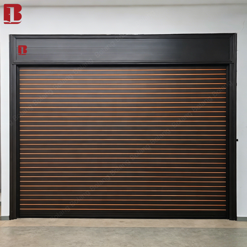 Bolang Luxury Aluminum Rollup Door Hidden 304 Stainless Steel Mosquito Screen Ventilated Breathable Anti-theft Garage Mall Home