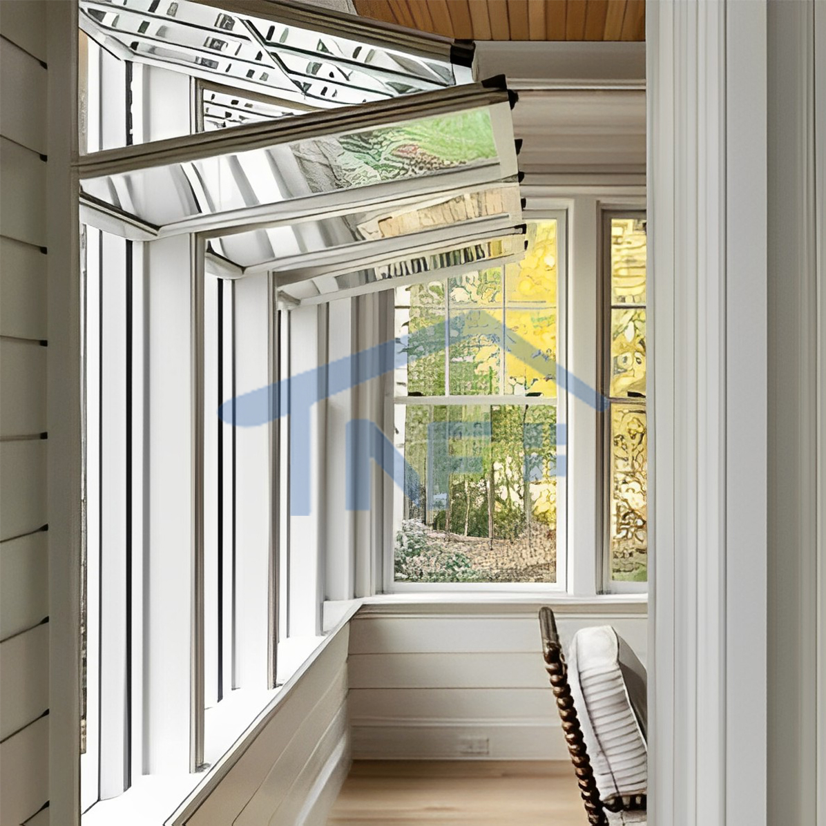 Aluminum Fold up windows Cost Kitchen bar Window and Door Slide Vertical Bifold windows for Sale