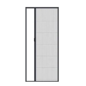 High Quality Aluminium Alloy Frame Sliding Door and windows Polyester Plisse Pleated Folded Mosquito Net Fly Screen Mesh