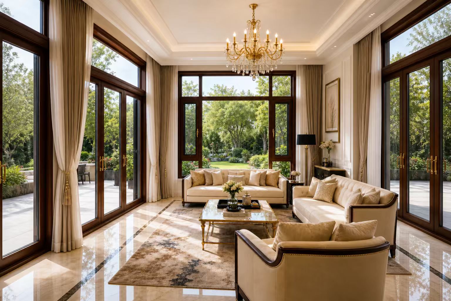 Factory Price Aluminum Wood Composite Casement Window High Performance Double Glazed Outswing Wood Window Manufacturer