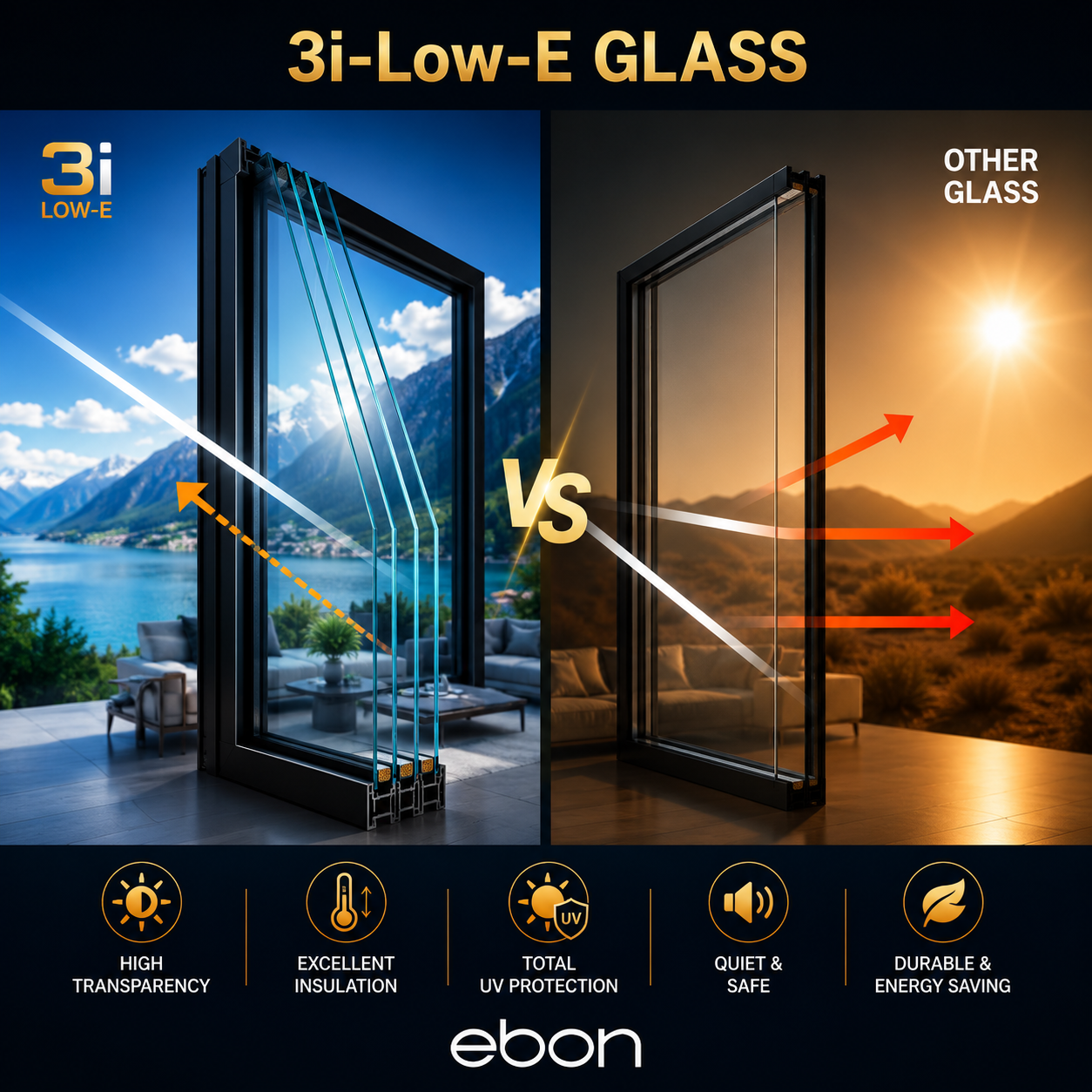 High Strength 6063-T5 Aluminum Alloy Profile Double Glazed Insulated Glass Outward Opening Retro Arch Casement French Windows