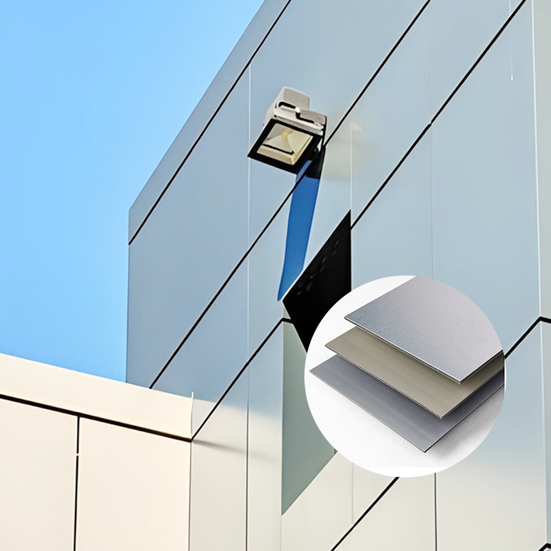 Aluminum Exterior Luxury Engineering Applications ACP Sandwich Panel Door Composite Sliding Curtain Wall Fireproof Antibacterial