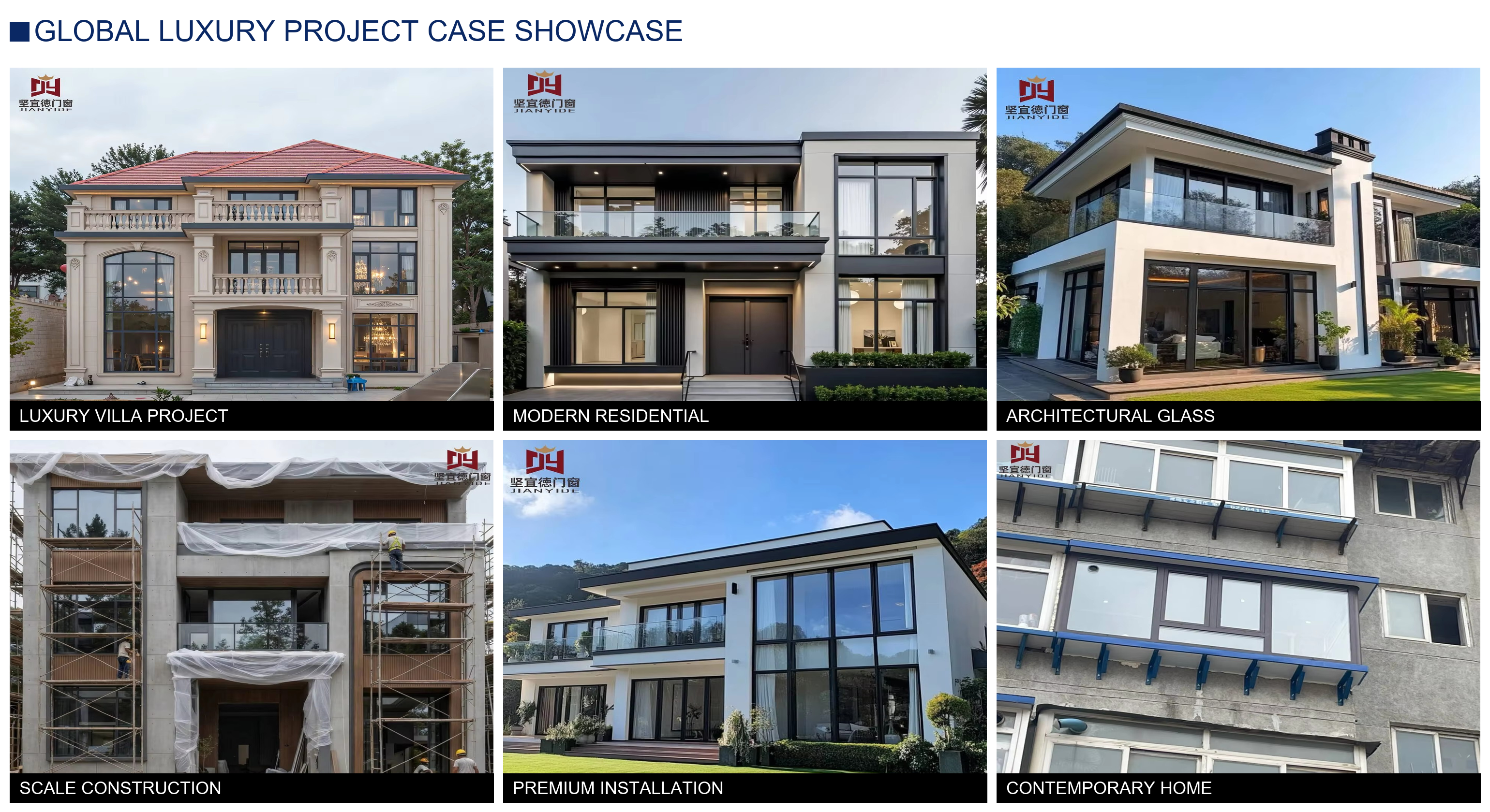 European Hurricane-resistant High-impact Black Aluminum Alloy Slim Aluminum Doors and windows Casement windows