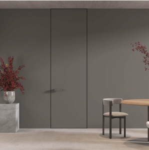 Modern Minimalist Invisible Aluminum Flush Door