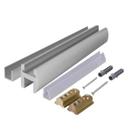 Customized CRL Aluminum Shower Room Glass Door Deluxe Shower Enclosure Header