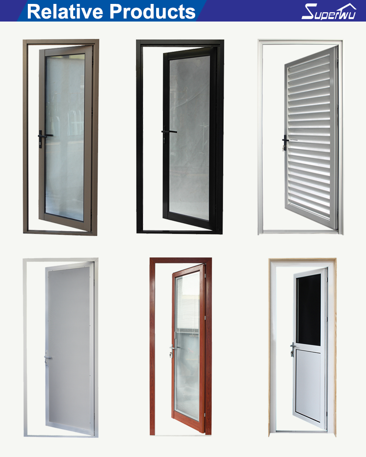 Silvery Aluminum Stainless Steel Mesh Hinged Door As Security Door