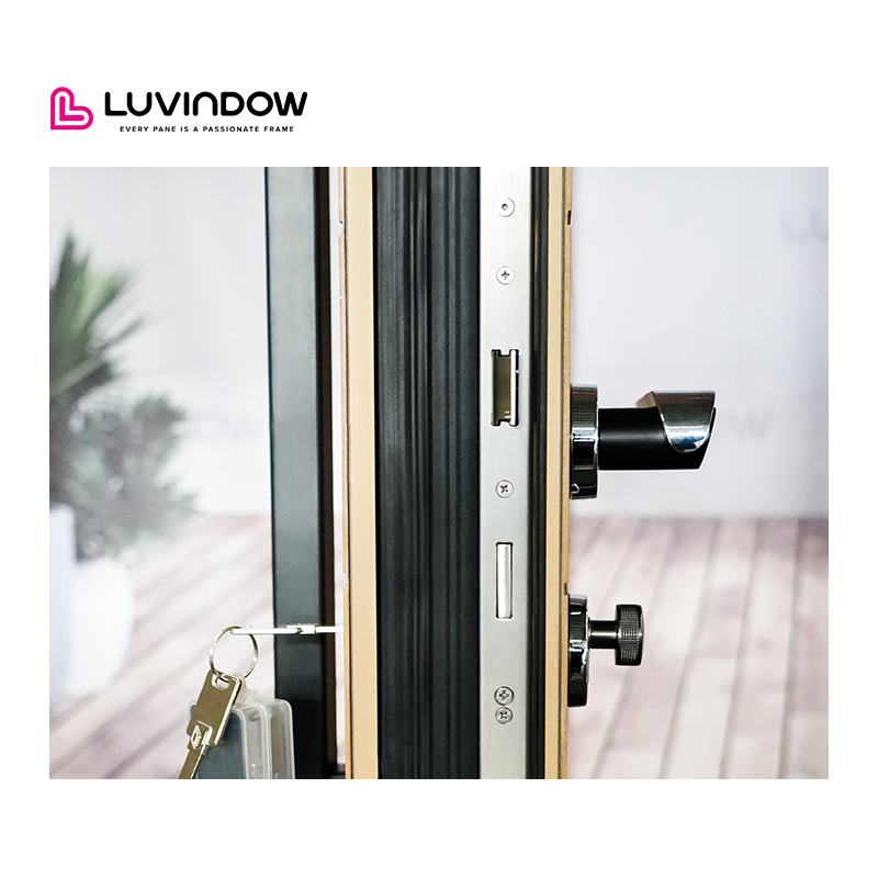 Fireproof Secure 3D Carving Aluminum Front Entry Doors for North American Residential Builder Projects