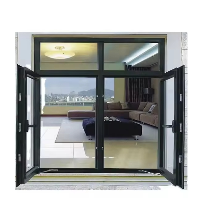 Fuson Australia As2047 As1288 Double Glazed Glass Commercial Build Aluminium Bathroom Awning Type Windows Awning Window
