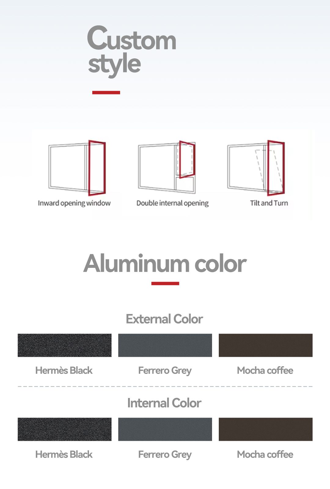 Color Surface Finish