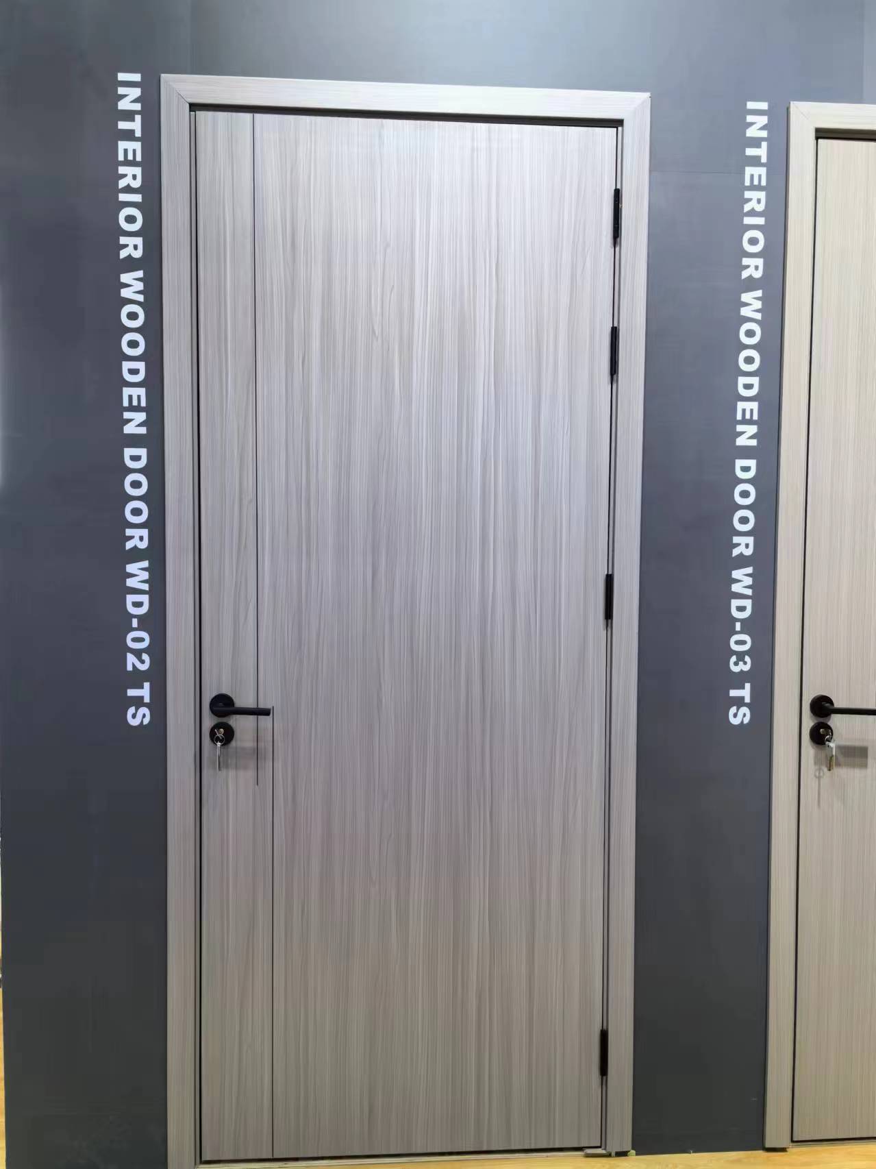 Melamine wooden door display 1