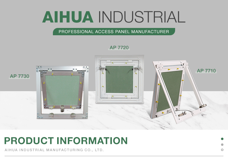 High Quality Aluminium Access Panel Drywall Ceiling Access Roof Hatch Door with Concealed push Lock