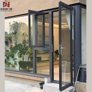 Soundproof Powder Coated Aluminum Swing Door