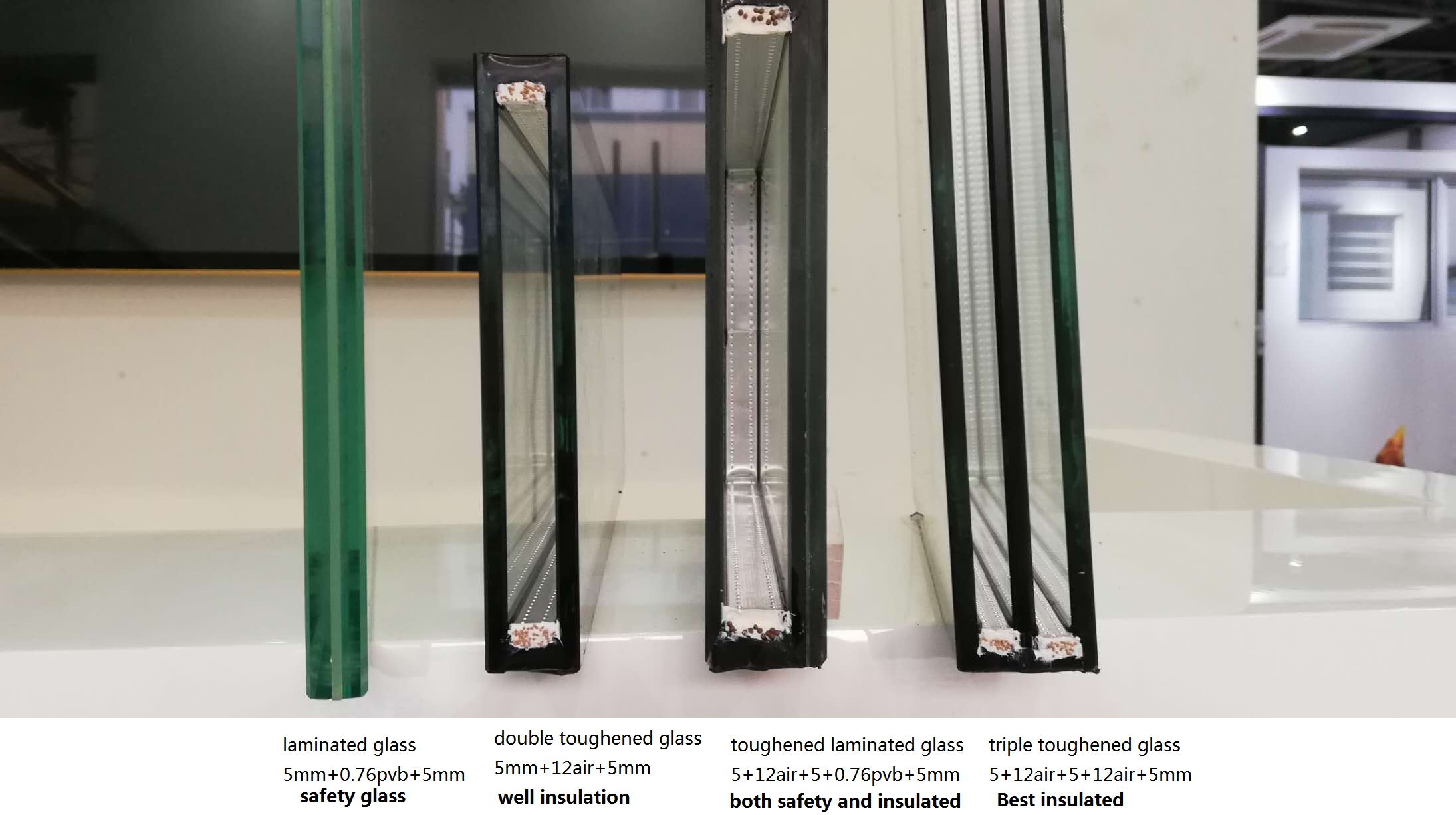 Hurricane Proof Impact Doors Thermal Break Windproof Exterior Aluminum Triple Glazed Hinged Glass Door