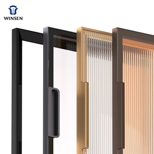 Wholesale Aluminium Profile Wardrobe Door Tinted Glass